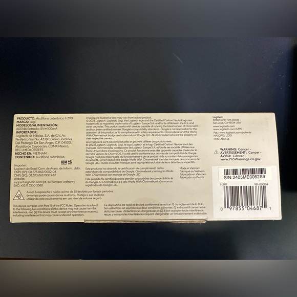 Logitech H390 Over the Ear Headset with Noise Cancelling Mic - Picture 5 of 8